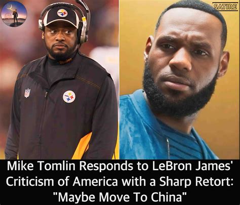 mike tomlin and lebron.